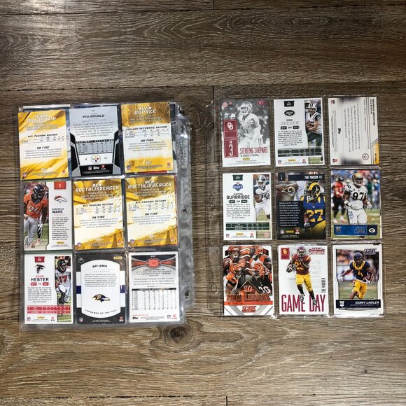 Football Card Lot Collection Topps Score Various Teams NFL Trading Cards - Picture 10 of 12